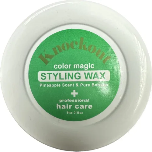 Vista 12 de Knockout Color Magic Hair Styling Wax (01 Charcoal)