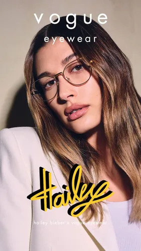 Vista 6 de Vogue Eyewear Women's Hailey Bieber Collection Vo4243 Round Prescription Eyewear Frames