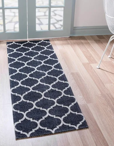 Vista 12 de Unique Loom Decatur Collection Trellis - Alfombra geométrica y moderna (2 pies 2 pulgadas x 3 pies 0 pulgadas, rectangular, gris oscuro/marfil)