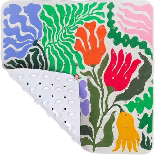Vista 10 de Tapete de baño turquesa antideslizante de 40 x 16 pulgadas, extra largo, antideslizante, para bañera, tapete moderno de arte abstracto, tapete