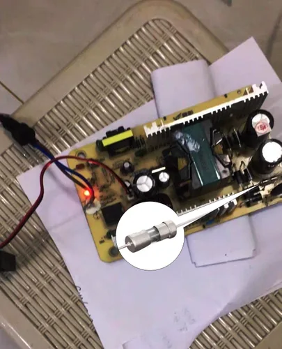 Vista 6 de Fielect Fusibles de tubo de vidrio axiales con cable de plomo de soplado lento de 0.197x0.787 in 2A 250V fusibles de retardo de tiempo
