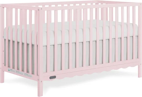 Vista 10 de Dream On Me Synergy Wave 5-in-1 Convertible Full Size Baby Crib, Walnut