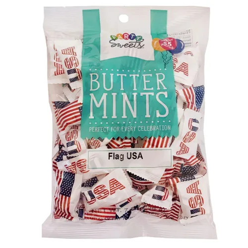 Vista 2 de Party Sweets By Hospitality Mints Flag Buttermints, bolsas de 7 onzas (paquete de 6)