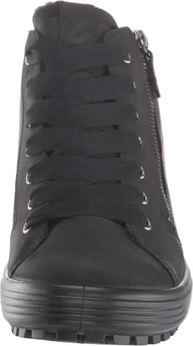 Vista 2 de ECCO Tenis altos suaves 7 TRED Gore-TEX para mujer, Marrón Chocolate, 2.5 UK Child