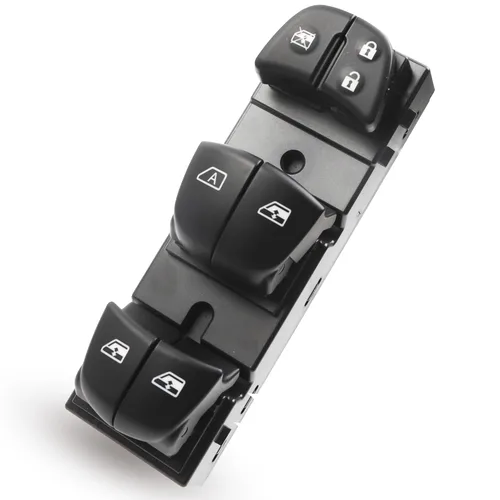Vista 6 de Dasbecan Interruptor de ventana eléctrica principal del lado del conductor compatible con Nissan Pathfinder/Altima/Frontier/Leaf/Juke 2010-2018