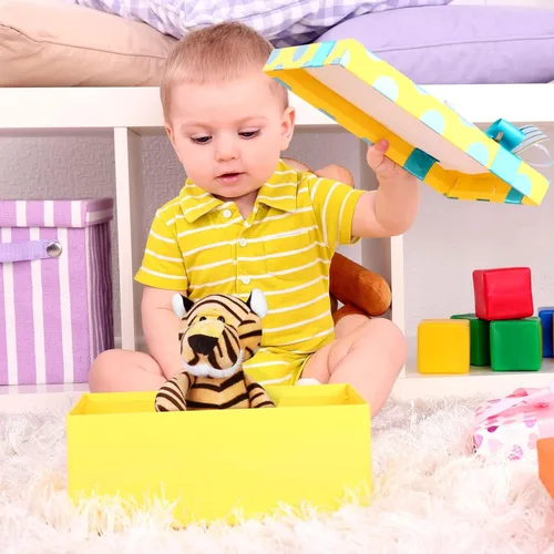 Vista 5 de Elcoho Juego de 8 animales de peluche de safari de 9.8 pulgadas, animales de peluche de zoológico, lindos juguetes de peluche para fiestas temáticas