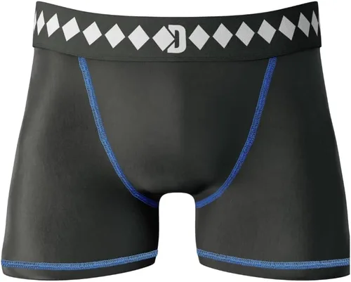Vista 8 de Diamond MMA Pantalones cortos de compresión con correa de jock integrada y sistema de protección de ingle de copa atlética