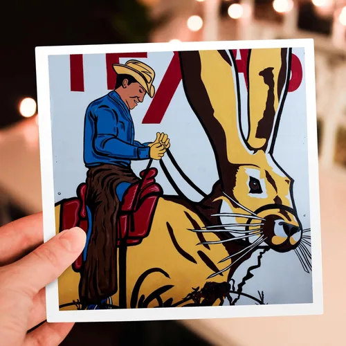 Vista 7 de 3dRose Amarillo, Texas - The Big Texan Steak house. 6 Greeting Cards with envelopes