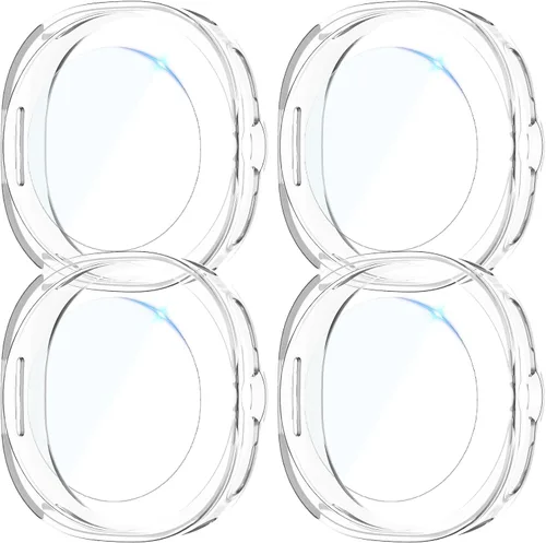 Vista 15 de Rc-Z para Samsung Galaxy Watch 5/Galaxy Watch 4 de 40 mm, paquete de 4 fundas de TPU suave con cubierta completa para la cara, protector de pantalla
