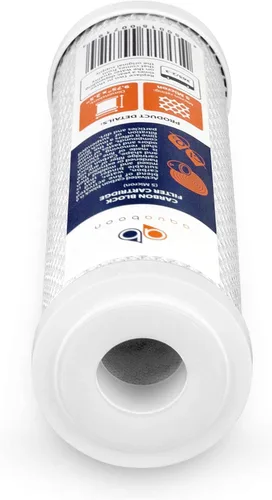 Vista 6 de Aquaboon Juego de 2 cartuchos de filtros de agua de 5 micrones, 10 x 2.5 pulgadas, compatible con WHKF-WHWC, P5, WHKF-GD05