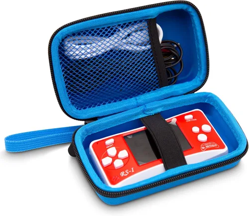 Vista 2 de Estuche de viaje para EASEGMER RS-8M RS-1 para QS4 Kids Handheld Game Player Portable Video Game Player (azul)