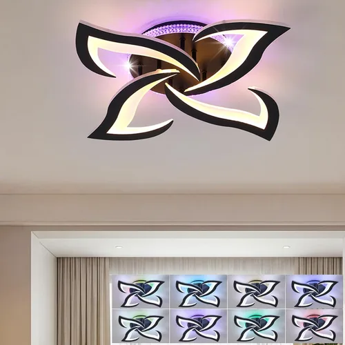 Vista 10 de Ceiling Lighting Fixtures, Multi Color Led Ceiling Light, Rgb Ceiling Light Led ceiling light, Indoor dimmable light, Can control color lights