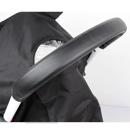 Vista 5 de Funda para manija de cochecito, funda de mango, barra de agarre, reemplazo, compatible con BBZ Yoya Reposabrazos de cochecito Accesorios de barra