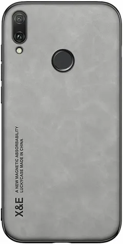 Vista 4 de Kepuch Silklike Funda Para Huawei Y9 2019/Enjoy 9 Plus - Cubierta De Parachoques Placa De Metal Incorporada Para Huawei Y9 2019/Enjoy 9 Plus - Negro