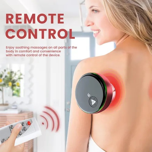 Vista 4 de Juego de terapia de ventosas eléctricas inteligentes con luz roja, dispositivo inteligente de ventosas dinámicas, masajeador de celulitis 4 en 1