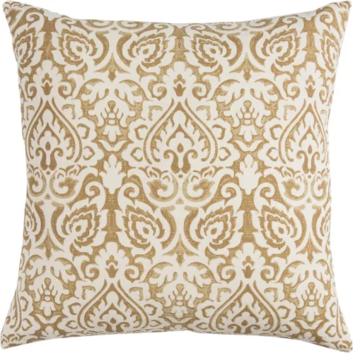 Vista 6 de Rizzy Home T10482 Almohada decorativa de relleno de plumón 22 x 22 pulgadas gris/neurtral