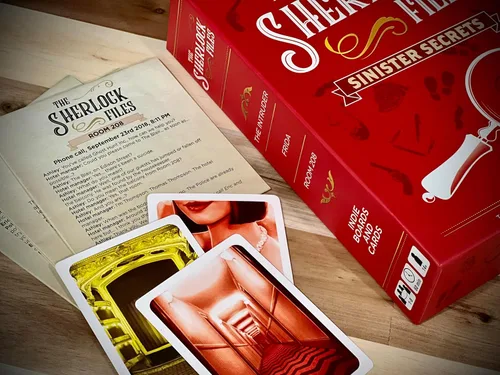 Vista 6 de Tableros y tarjetas Indie Archivos Sherlock Secretos siniestros, Estrategia