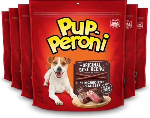 Vista 21 de Pup-Peroni Prime Rib - Golosinas para perros con sabor a costilla, bolsa de 38 onzas (paquete de 4)