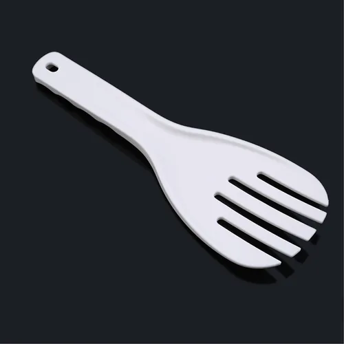 Vista 3 de SperrinsRice cuchara paleta de plástico antiadherente blanco japonés arroz cocina cuchara espátula