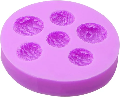 Vista 9 de Moldes de silicona para galletas de chocolate, 6 paquetes de donas de caramelo, mini waffle, moldes para decoración de pasteles, adornos
