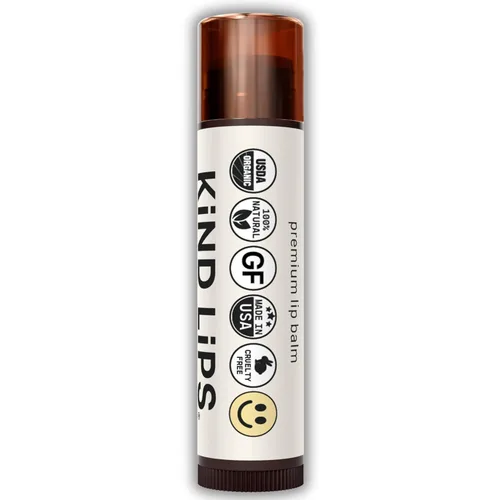 Vista 2 de Kind Lips Georgia Peach Organic Lip Balm Natural Hidratante Lip Care Paquete de 2
