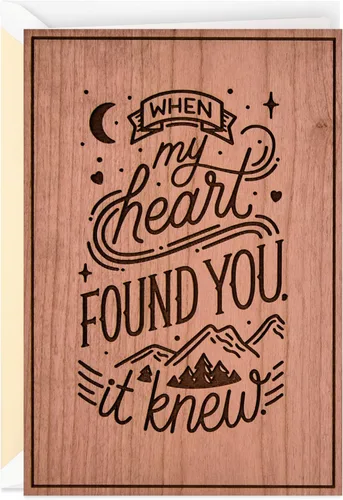 Vista 8 de Hallmark Tarjeta de aniversario exclusiva para marido, esposa, novio, novia (Love of My Life)
