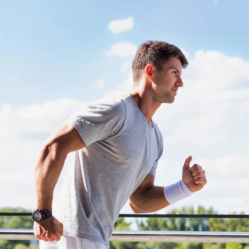 Vista 3 de Camisetas de entrenamiento para hombre, de manga corta, de secado rápido, atlético, gimnasio, activo, absorbe la humedad