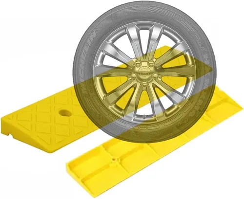Vista 11 de ZJIEX Rampa de umbral de goma de 2 pulgadas y 3 pulgadas para calzadas, rampa antideslizante para silla de ruedas, rampas para sillas de ruedas