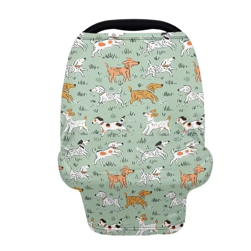 Vista 12 de Binienty Axolotl - Toldo para asiento de automóvil para mujer, diseño de delfín, con estampado de animales, para lactancia, estirable