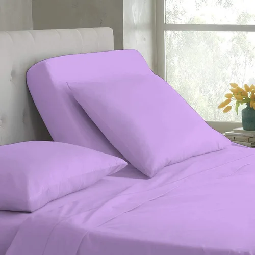 Vista 12 de Base de cama ajustable – Juego de sábanas de cabeza dividida superior tamaño Queen – Sábanas de 100% algodón egipcio sólido color azul aguamarina