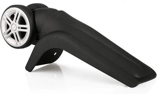 Vista 5 de Ruedas giratorias conectadas silenciosas de plástico y poliuretano de 3 pulgadas para equipaje, compatible con automóviles de pasajeros y SUV