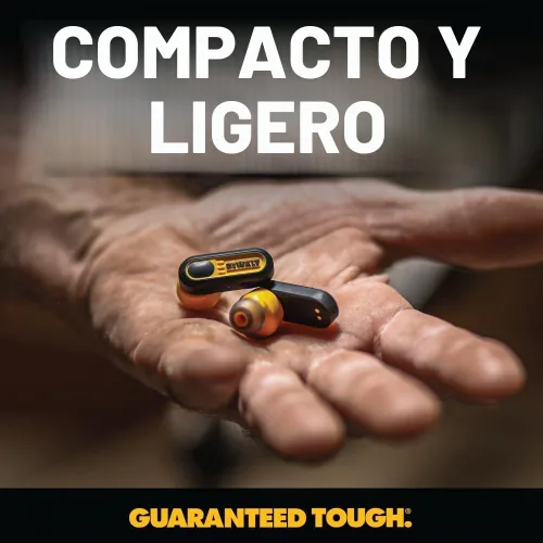 Vista 8 de DEWALT Ultimate Jobsite Audio Bundle Auriculares inalámbricos, altavoz de clip y auriculares con banda para el cuello