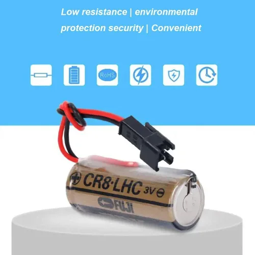 Vista 5 de Batería no recargable CR8 de 3 V, 2600 mAh, 3 V, LHC, 3 V, para Fuji FDK CR8-LHC