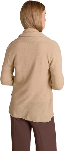 Vista 4 de Alashan Cárdigan clásico para mujer - Cárdigan 100% cachemira Chai