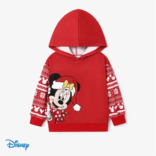 Vista 2 de Disney Family Matching Outfits Hoodie Mommy and Me Funny Holiday Minnie Mickey Christmas Snow Hoodie