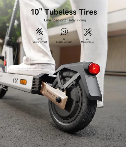 Vista 5 de NAVEE G5 Series Electric Scooter, 1000W Peak Motor, 20 mph Fast Speed, 43 Miles Range, 10" All-Terrain Solid Tires
