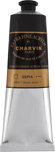 Vista 135 de Charvin Pintura acrílica profesional extrafina – verde absenta, tubo de 2.1 fl oz, pigmentos de triple fresado, resistente a la luz, pinturas