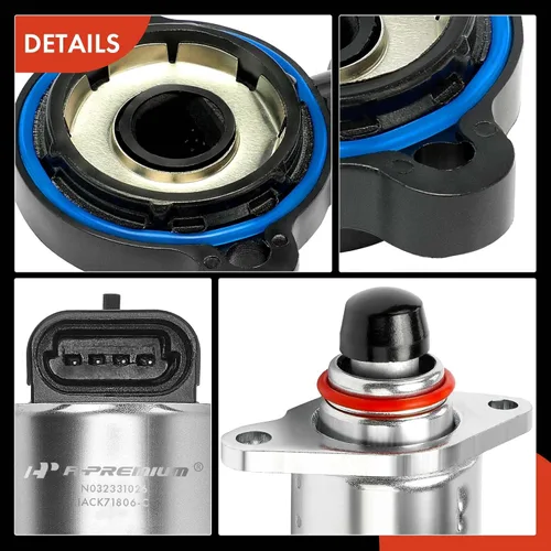 Vista 7 de Válvula de control de aire de ralentí IAC + sensor de posición del acelerador TPS A-Premium Compatible con Chevy, GMC, Cadillac, Pontiac - 99-02