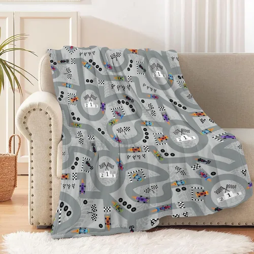Vista 21 de Manta de franela súper suave y ligera para niños, adultos, adecuada para sofá, cama, campamento, viajes, todas las estaciones, 30 x 40 pulgadas