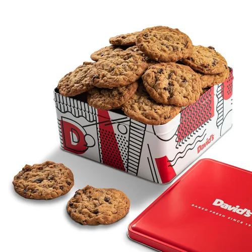 Vista 21 de David's Cookies Galletas recién horneadas – Deliciosa variedad suave hecha a mano – Exquisito regalo gourmet para amigos y familiares en ocasiones
