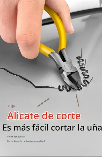 Vista 9 de Soldador de plástico, ajuste multiusos, kit de soldadura de plástico, operación rápida, kit de soldadura de reparación de plástico, más cómodo