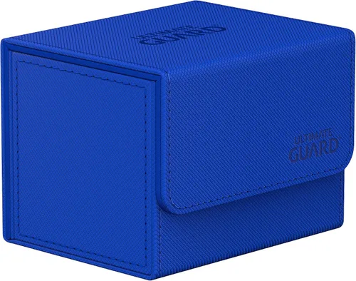Vista 27 de Ultimate Guard Sidewinder 100+, caja de cubierta para 100 tarjetas TCG de doble manga, gris, cierre magnético y forro interior de microfibra para un
