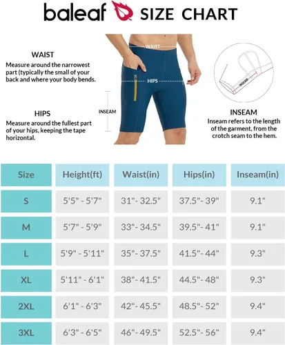 Vista 7 de BALEAF Pantalones cortos de ciclismo acolchados de licra para ciclismo de carretera MTB con bolsillos acolchados con cremallera UPF 50+