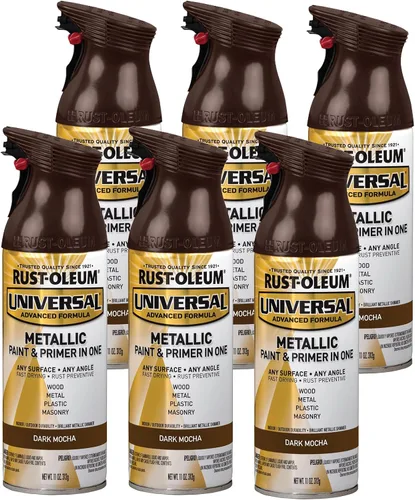 Vista 80 de Rust-Oleum Pintura en aerosol metálica universal para todas las superficies, cobre envejecido Cobre (Aged Copper)