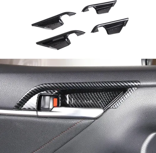 Vista 15 de Rifoda Para Camry Co-Piloto Guantera Lateral Panel de Interruptor Decoración Material ABS Ajuste para Toyota Camry 2018 2019 2020 2021 2022