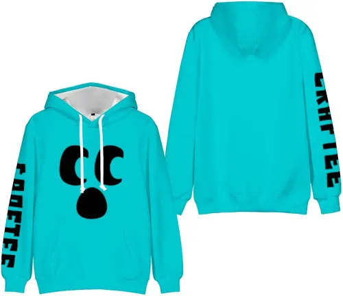 Vista 3 de Craftee - Sudadera con capucha oficial de manga larga para hombres y mujeres, sudadera con capucha y ropa divertida