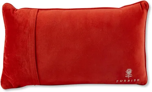 Vista 2 de FURBISH Needlepoint - Almohada decorativa – Esta es una idea horrible – 9 x 15 pulgadas – Pequeña almohada bordada para cama, silla, sofá