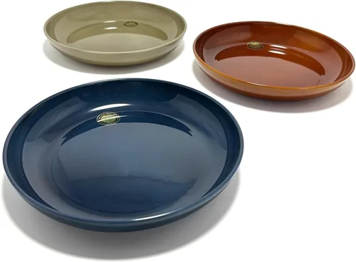 Vista 2 de Tradition Acoustic PLAWARE AMARILLO - Plato de 8 pulgadas, color azul marino, diámetro de 8.3 in