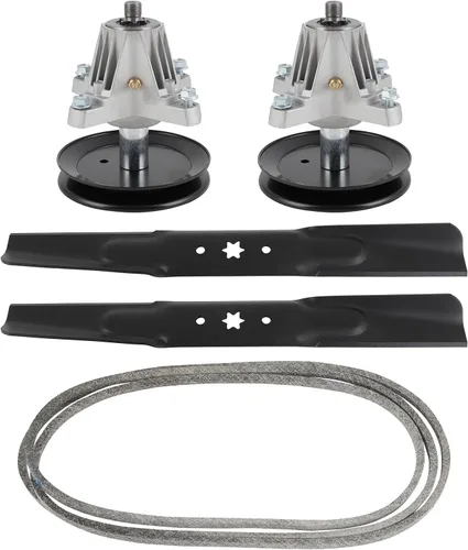 Vista 20 de SCITOO Kit de reconstrucción de cubierta, 42 piezas de cubierta de cortacésped compatible con Poulan Pro PP19A42 PB185A42 PB195H42LT PB20H42YT, 1