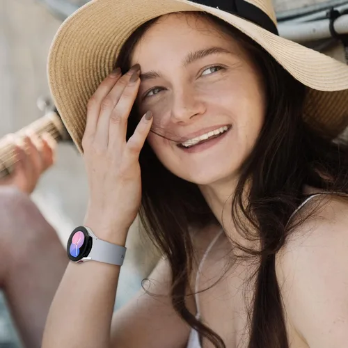 Vista 6 de Para Samsung Galaxy Watch 6 5 4 Band 1.575 in 1.732 in/Galaxy Watch 5 Pro Band 1.772 in/Galaxy Watch 6 Classic Band 1.693 in 1.850 in/Galaxy Watch 4